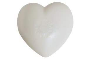 savon coeur blanc lait d'anesse 